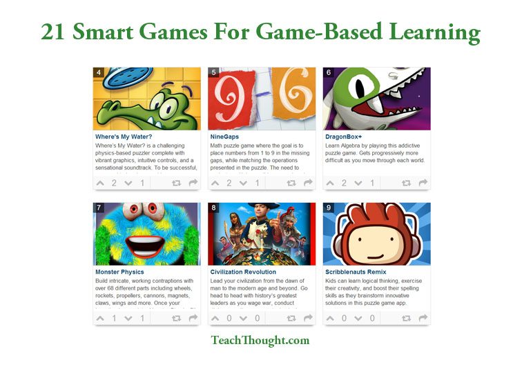 8 Games For Game-Based Learning