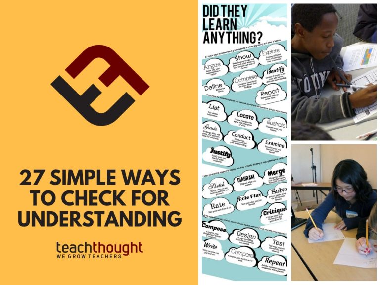 27 Simple Ways To Check For Understanding