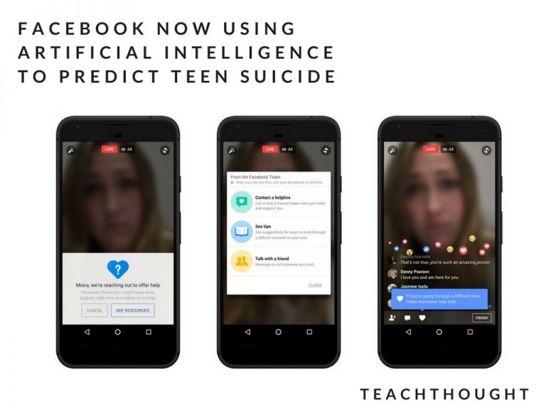 Facebook Now Using Artificial Intelligence To Predict Teen Suicide