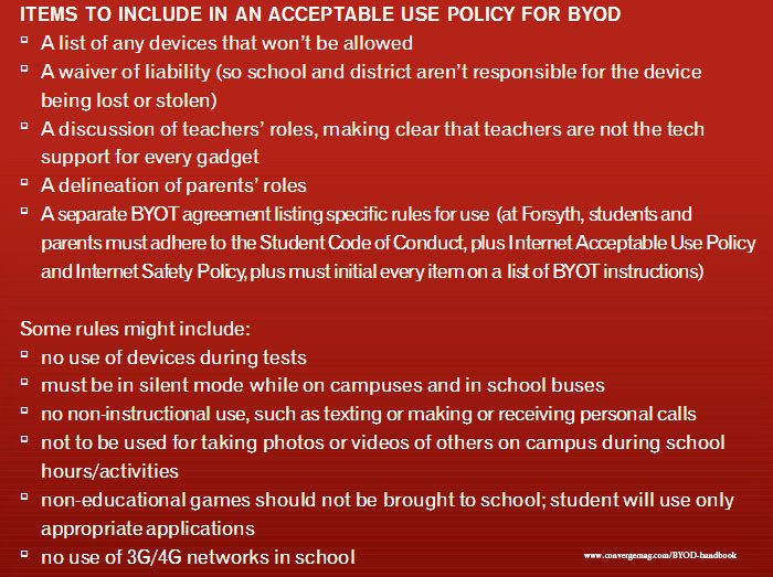 A Teacher’s BYOT Handbook: 10 Checklists For Creating Your Plan