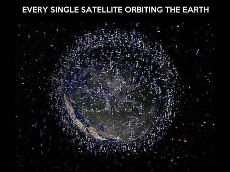 Every Single Satellite Orbiting The Earth