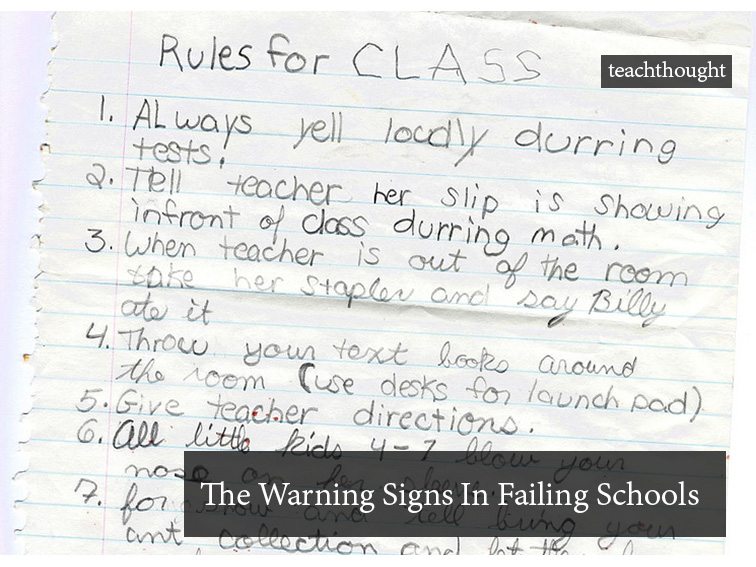 The Warning Signs Of A Failing School