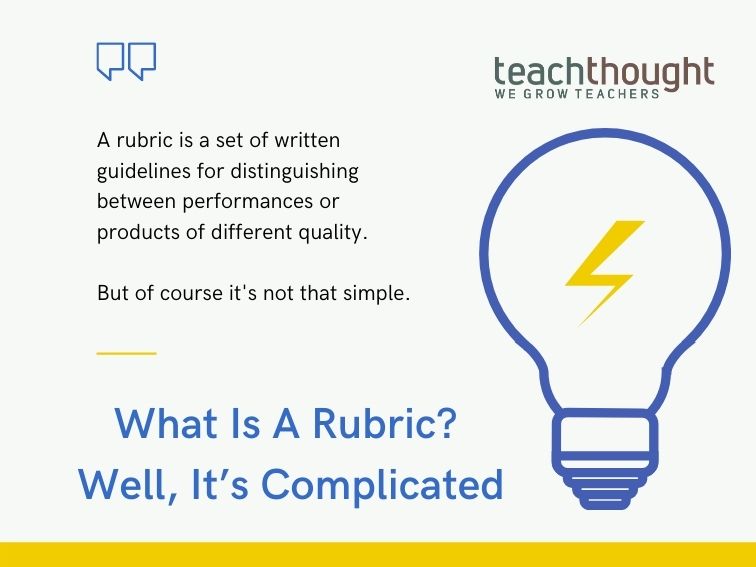 The Problem With Rubrics In Learning