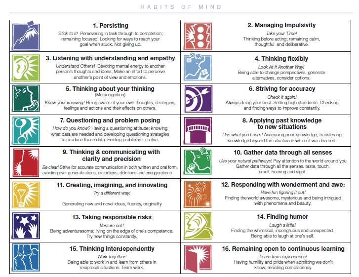 What Are The Habits Of Mind?