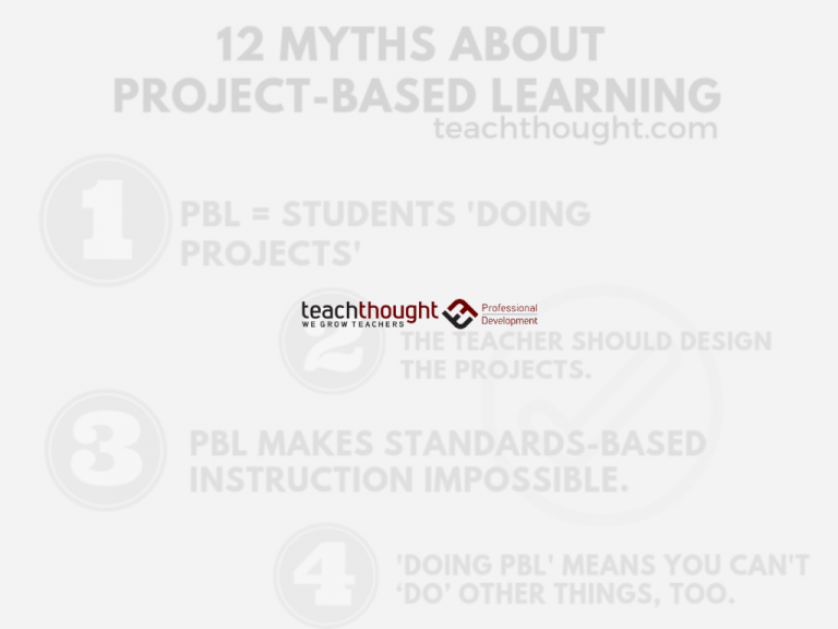 12 Myths About Project-Based Learning