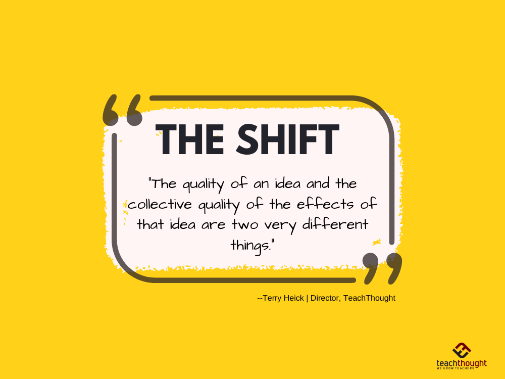 Shifting Focus From Ideas To The Effects Of Those Ideas
