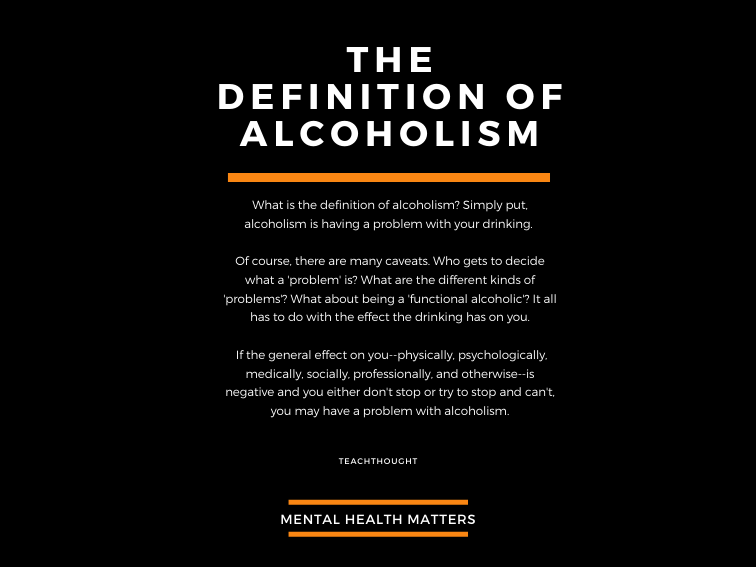 What’s The Definition Of Alcoholism?